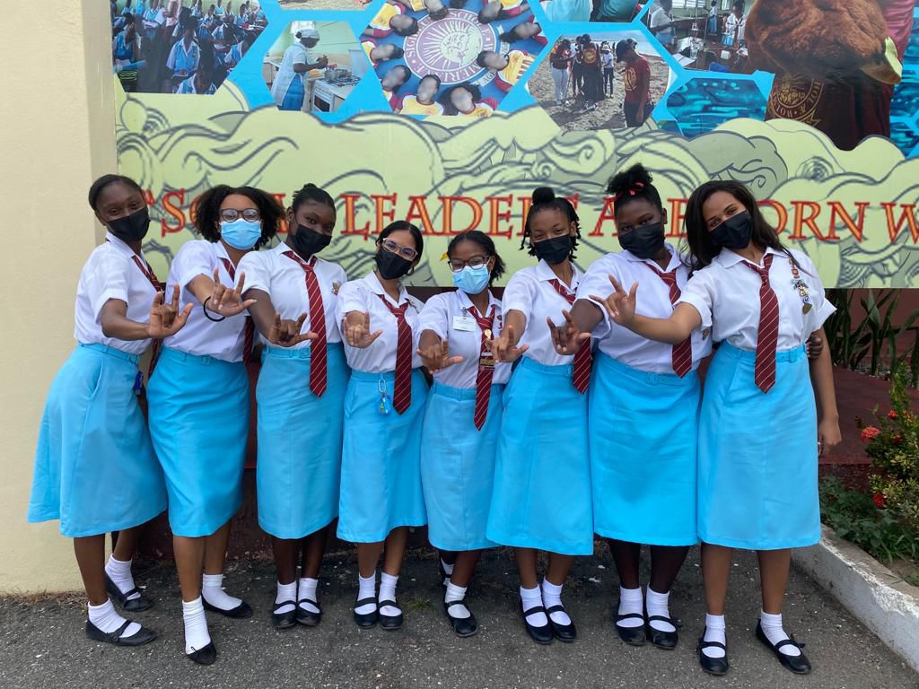 Wolmer's Trust High School for Girls Sign Language Club Team